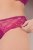 Ulla Popken 848522 Strings mit Spitze 3er-Pack Dunkellila - Slips - 