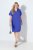 Ulla Popken 848526 Kleid aus Leinenmix mit Taschen Blau - Sommerkleider - Sommerkleider in großen Größen