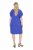 Ulla Popken 848526 Kleid aus Leinenmix mit Taschen Blau - Sommerkleider - Sommerkleider in großen Größen
