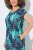 Ulla Popken 848696 Gemustertes Kleid Dunkelblau - Sommerkleider - Sommerkleider in großen Größen