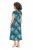 Ulla Popken 848696 Gemustertes Kleid Dunkelblau - Sommerkleider - Sommerkleider in großen Größen