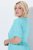 Ulla Popken 848724 Gemustertes Kleid mit Volants Türkis - Kleider - Kleider für alle Größen
