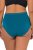 Ulla Popken 848803 Slips mit Spitze 3er-Pack Petrol - Slips - 