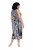 Ulla Popken 848948 Kleid mit Animal-Print Schwarz - Sommerkleider - Sommerkleider in großen Größen