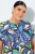 Ulla Popken 848980 Geblümtes Hemdblusenkleid Flieder - Midikleider - Midikleider für Damen in großen Größen