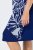 Ulla Popken 849033 Kurzärmliges Chiffonkleid mit V-Ausschnitt Dunkelblau - Kleider - Kleider für alle Größen