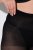 Ulla Popken 849047 Gemusterte Strumpfhose 100 den Schwarz - Strumpfhosen & Socken - 
