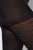 Ulla Popken 849050 Karierte Strumpfhose Schwarz - Strumpfhosen & Socken - 