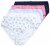Ulla Popken 849098 Geblümte Slips 5er-Pack Hellblau - Slips - 