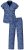 Ulla Popken 849144 Pyjama mit Animal-Print Dunkelblau - Pyjama/Loungewear - 