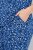 Ulla Popken 849144 Pyjama mit Animal-Print Dunkelblau - Pyjama/Loungewear - 