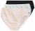 Ulla Popken 849194 Geblümte Slips mit Spitze 3er-Pack Schwarz - Slips - 