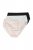 Ulla Popken 849194 Geblümte Slips mit Spitze 3er-Pack Schwarz - Slips - 