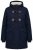 Ulla Popken 849619 Wasserdichte HYPRAR Jacke mit Teddyfutter Dunkelblau - Jacken - Damenjacken in großen Größen