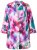 Ulla Popken 849728 Geblümter Blazer aus Leinenmix Weiß - Blazer - Blazer in großen Größen für Damen