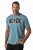 JP1880 849790 AC/DC Classic Logo T-Shirt Türkisblau - Band-T-shirts - Band T-Shirts in großen Größen
