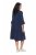 Ulla Popken 849856 Kleid mit Volants Dunkelblau - Midikleider - Midikleider für Damen in großen Größen