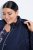 Ulla Popken 849908 Regenjacke Dunkelblau - Regenkleidung - 
