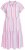Ulla Popken 849969 Gestreiftes Midikleid mit Volants Rosa - Midikleider - Midikleider für Damen in großen Größen