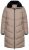 Ulla Popken 850041 Steppmantel Taupe - Mäntel - Damenmäntel in großen Größen