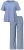 Ulla Popken 850045 Pyjama mit kurzen Ärmeln Hellblau - Pyjama/Loungewear - 