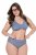 Ulla Popken 850077 Gemusterte Slips 5er-Pack Hellblau - Slips - 