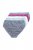 Ulla Popken 850077 Gemusterte Slips 5er-Pack Hellblau - Slips - 