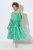 Ulla Popken 850197 Gestreiftes Kleid mit Volants Grün - Sommerkleider - Sommerkleider in großen Größen