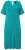 Ulla Popken 850344 Gemustertes T-Shirt-Kleid Türkis - Midikleider - Midikleider für Damen in großen Größen
