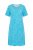 Ulla Popken 850344 Gemustertes T-Shirt-Kleid Türkis - Midikleider - Midikleider für Damen in großen Größen