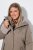 Ulla Popken 850509 Kunstfelljacke Taupe - Jacken - Damenjacken in großen Größen