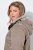 Ulla Popken 850509 Kunstfelljacke Taupe - Jacken - Damenjacken in großen Größen