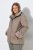 Ulla Popken 850509 Kunstfelljacke Taupe - Jacken - Damenjacken in großen Größen
