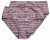 Ulla Popken 850538 Geblümte Slips aus Bio-Baumwolle 2er-Pack Braun - Slips - 