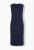 Ulla Popken 850725 Strickkleid mit V-Ausschnitt Dunkelblau - Strickkleider - 