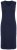 Ulla Popken 850725 Strickkleid mit V-Ausschnitt Dunkelblau - Strickkleider - 