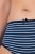 Ulla Popken 850966 Gestreifte Slips 5er-Pack Dunkelblau - Slips - 