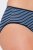 Ulla Popken 850966 Gestreifte Slips 5er-Pack Dunkelblau - Slips - 