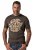 JP1880 851001 Rolling Stones Retro Logo T-Shirt Haselnuss - Band-T-shirts - Band T-Shirts in großen Größen