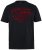 JP1880 851002 T-Shirt mit Brustprint Schwarz TALL - TALL T-shirts - T-Shirts Überlänge Herren