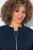 Ulla Popken 851040 Sweatjacke mit Reißverschluss Dunkelblau - Sweatshirts - Damen-Sweatshirts in großen Größen