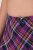 Ulla Popken 851071 Karierte Slips aus Bio-Baumwolle 2er-Pack Violett - Slips - 