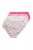 Ulla Popken 851140 Geblümte Slips 5er-Pack Rosa - Slips - 