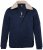 Men+ 369 Jacke Bauchfit mit Teddykragen Dunkelblau - Herren jacken - Herren Jacken in großen Größen