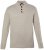 JP1880 851436 Strickpullover mit Knopfkragen Nussbraun TALL - TALL sweatshirts - TALL Sweatshirts für große Männer