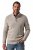 JP1880 851436 Strickpullover mit Knopfkragen Nussbraun TALL - TALL sweatshirts - TALL Sweatshirts für große Männer