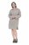 Ulla Popken 851563 Langärmliges Strickkleid Beige - Kleider - Kleider für alle Größen