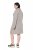 Ulla Popken 851563 Langärmliges Strickkleid Beige - Kleider - Kleider für alle Größen