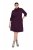 Ulla Popken 851664 Jerseykleid mit Rollkragen Pflaume - Kleider - Kleider für alle Größen