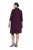 Ulla Popken 851664 Jerseykleid mit Rollkragen Pflaume - Kleider - Kleider für alle Größen
